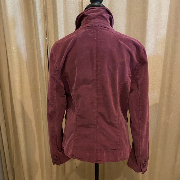 Free People Byron Corduroy Blazer in Mulberry - Picture 4 of 8